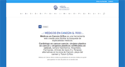 Desktop Screenshot of medicosencancun.com