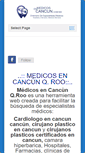 Mobile Screenshot of medicosencancun.com